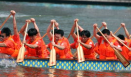 划龙舟比赛视频,视频回顾精彩瞬间